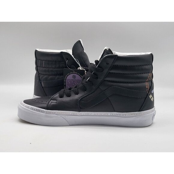 Vans You Are Divine High Top Men Black Sneaker Shoes‎ Size 7 - Picture 3 of 8